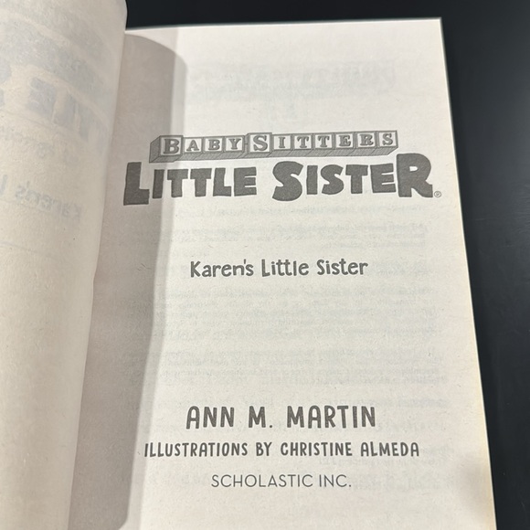 Baby-Sitters Little Sister #6: Karen’s Sister by Ann M. Martin - Novel - Picture 4 of 6